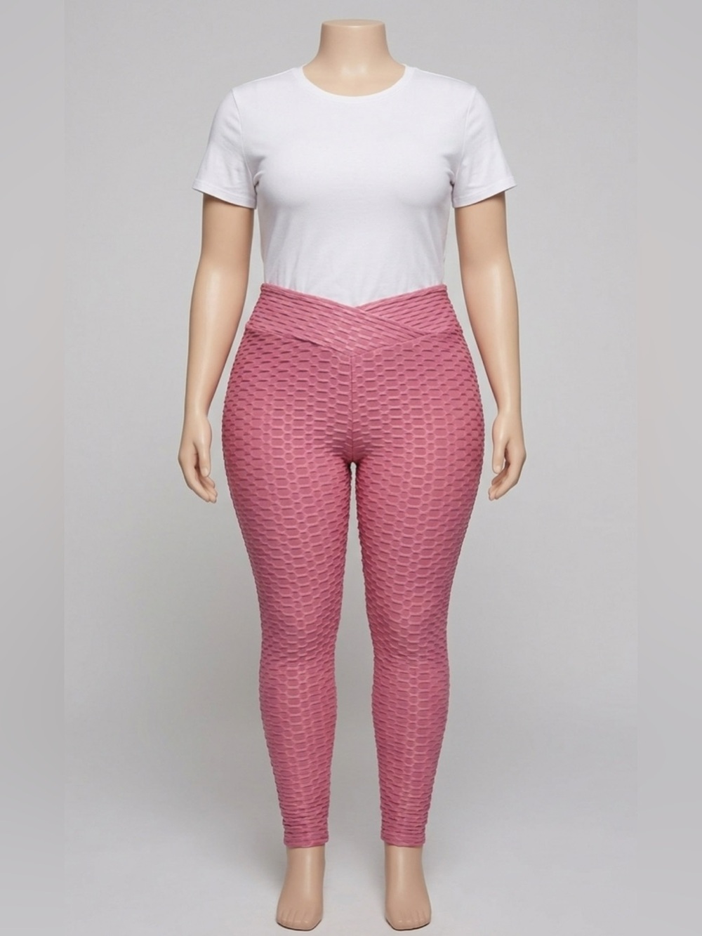 Women’s Textured Plum Active Leggings